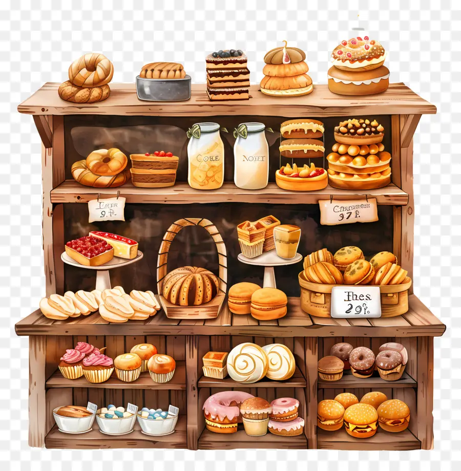 Stand De Boulangerie，Pâtisseries PNG