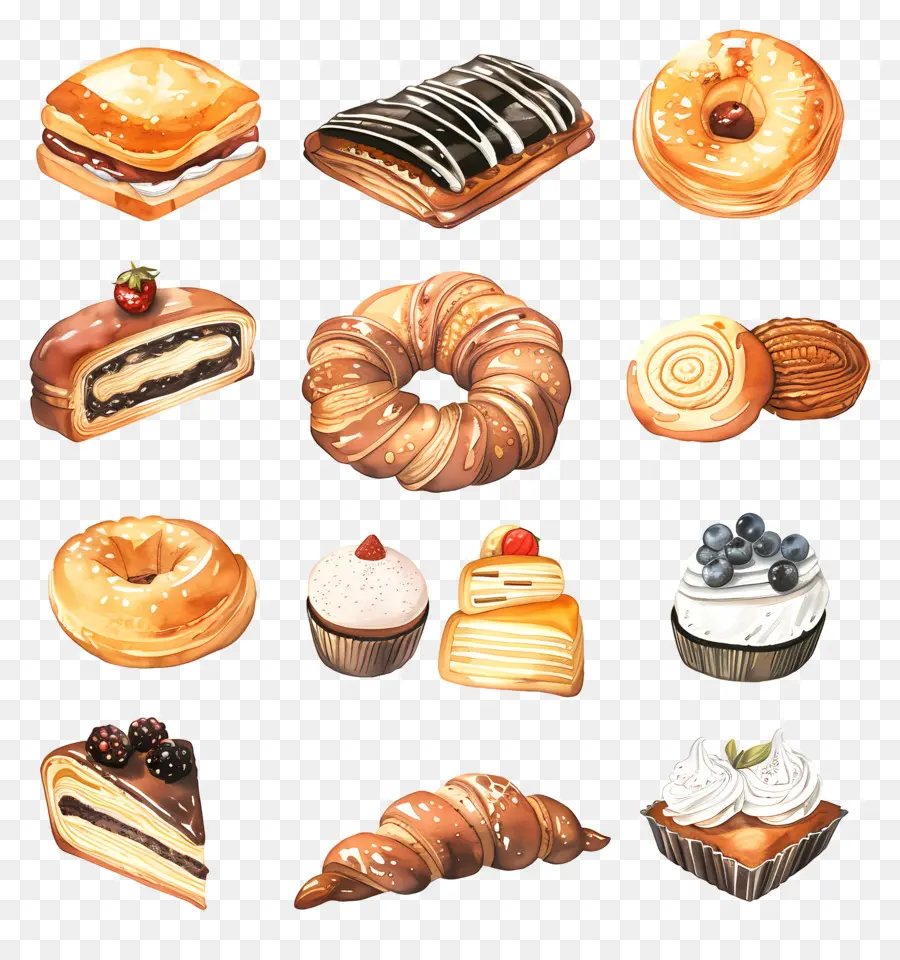 Pâtisseries，Beignets PNG