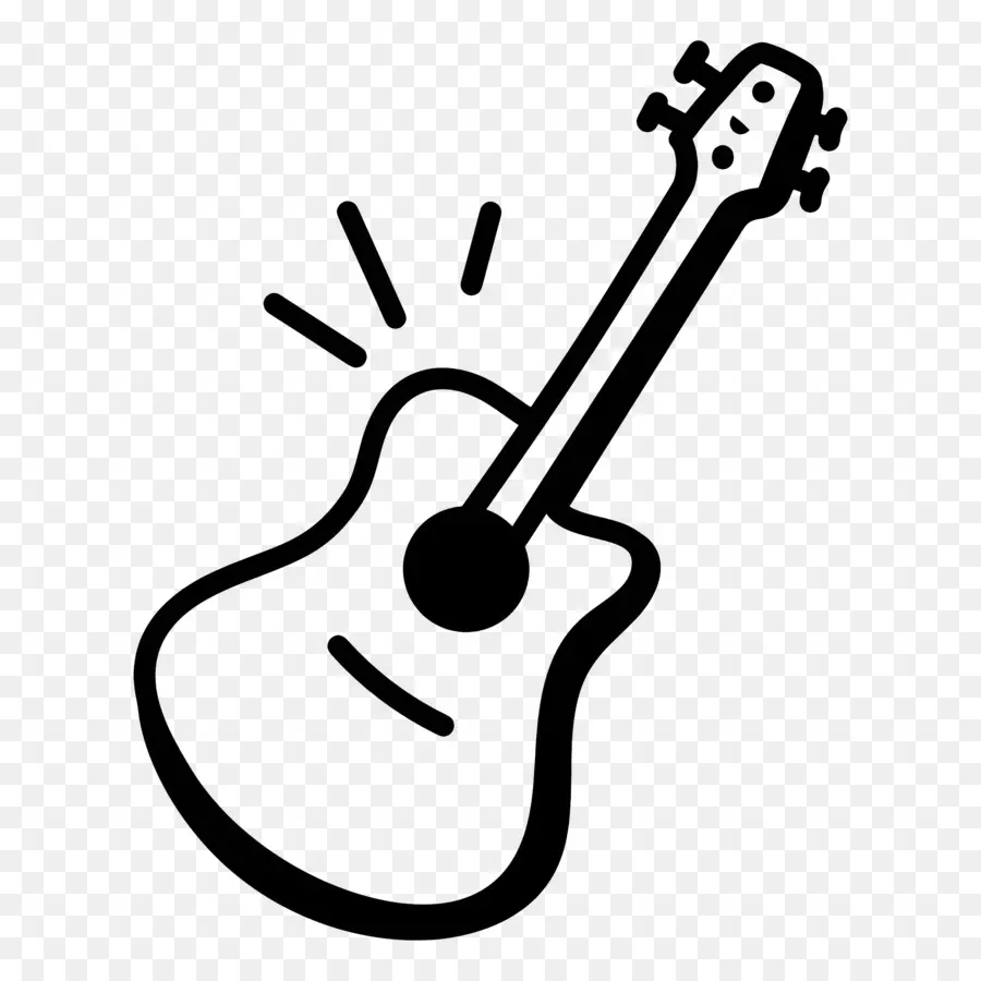 Guitare，Fond Sombre PNG