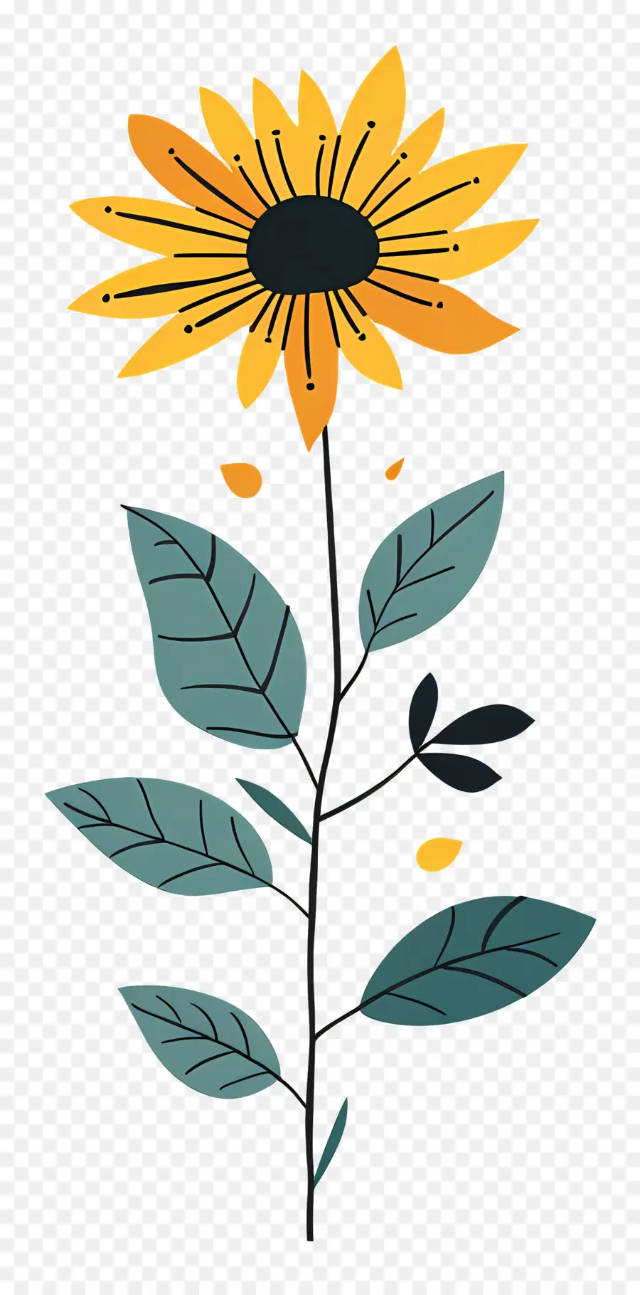 Tournesol，Fleur PNG