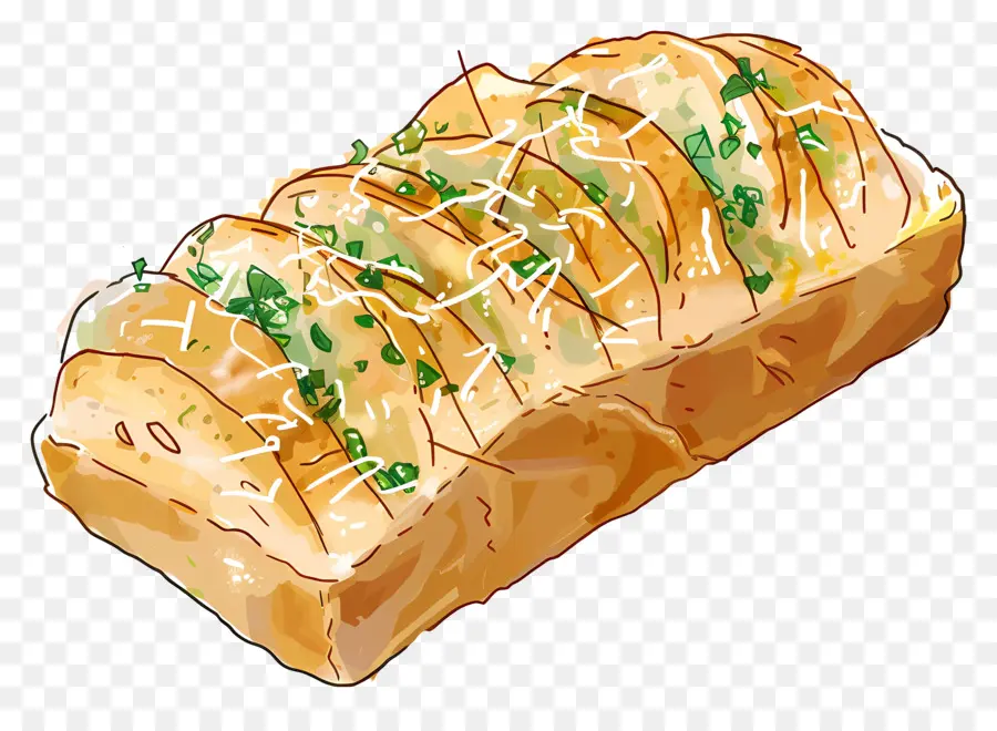 Pain à L'ail，Pain Au Fromage PNG