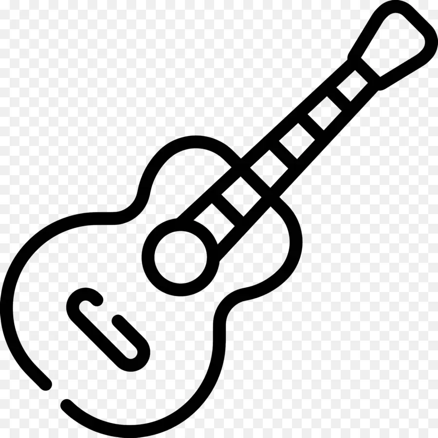 Guitare，Photographie En Noir Et Blanc PNG