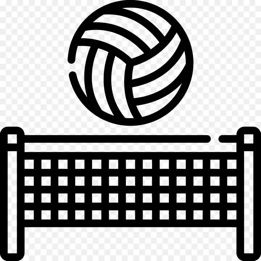 Filet De Volley Ball，Humaine PNG