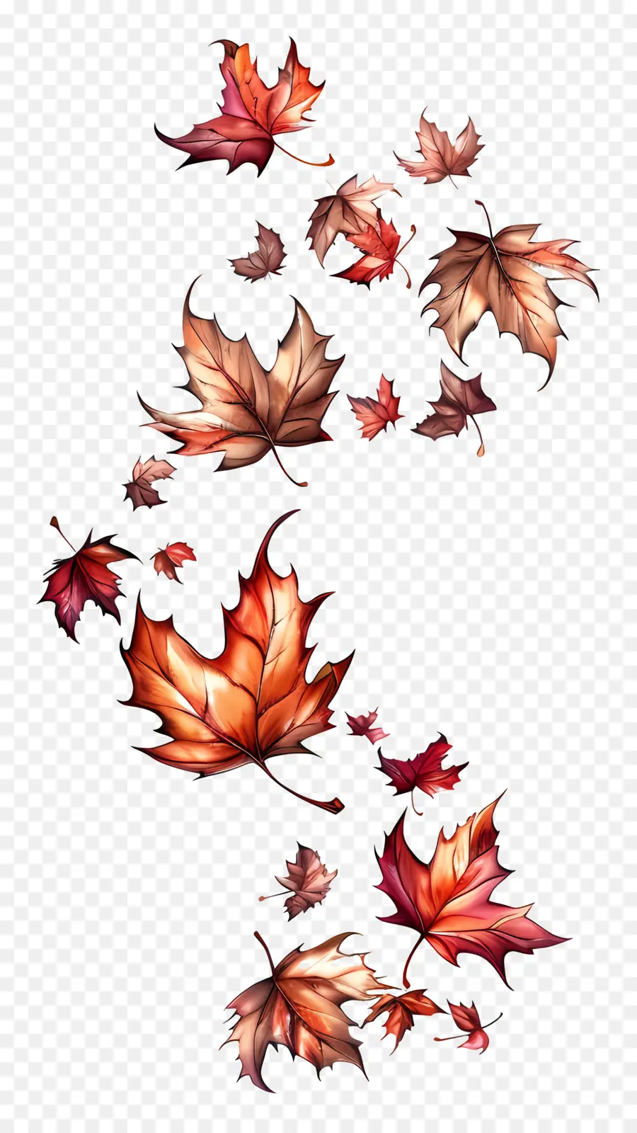 Feuilles D'érable，Les Feuilles De L'automne PNG