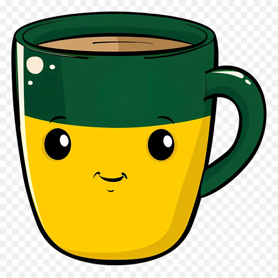 Dessin Animé Tasse De Café，Personnage De Dessin Animé PNG