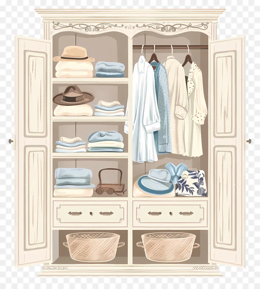 Armoire à Vêtements，Armoire PNG