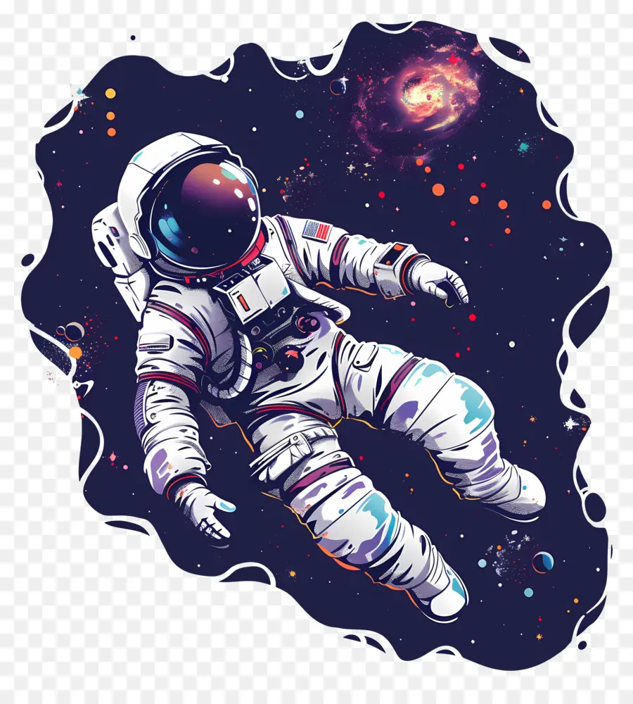 Astronaute，Planètes PNG