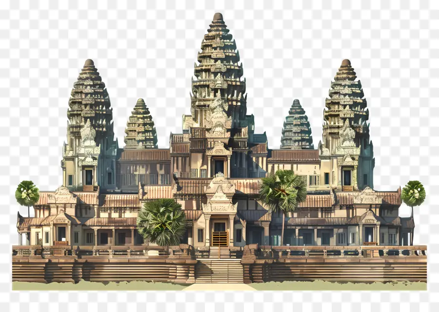 Angkor Vat，Temple PNG