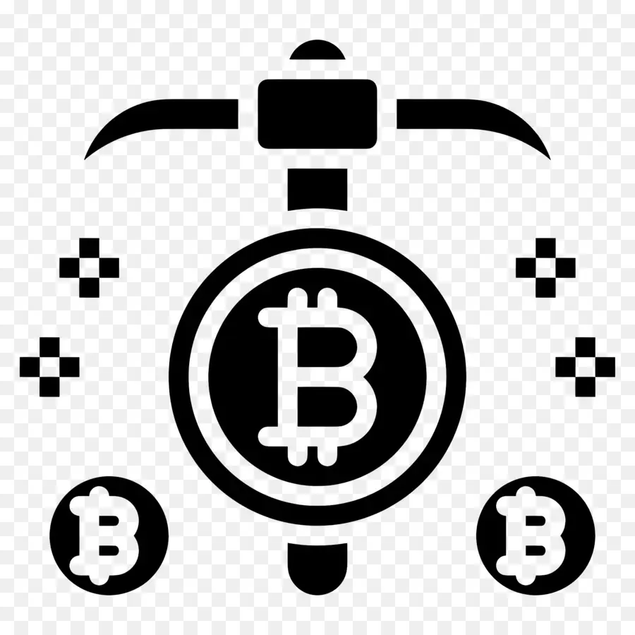 Bitcoin Miner，Photographie En Noir Et Blanc PNG