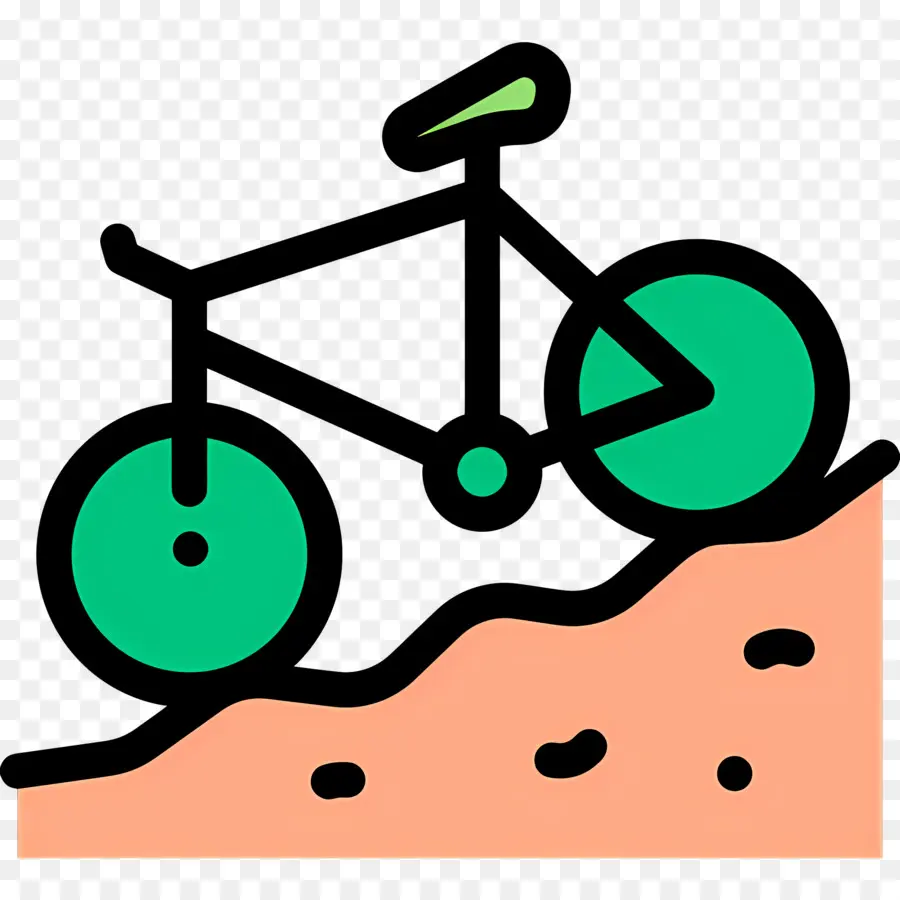 Vtt，Vélo Sur La Colline PNG