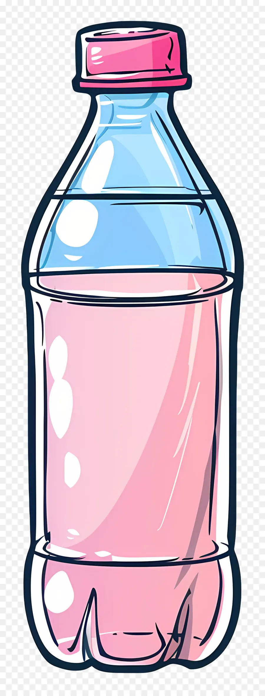 Bouteille，Bouteille D'eau Rose PNG