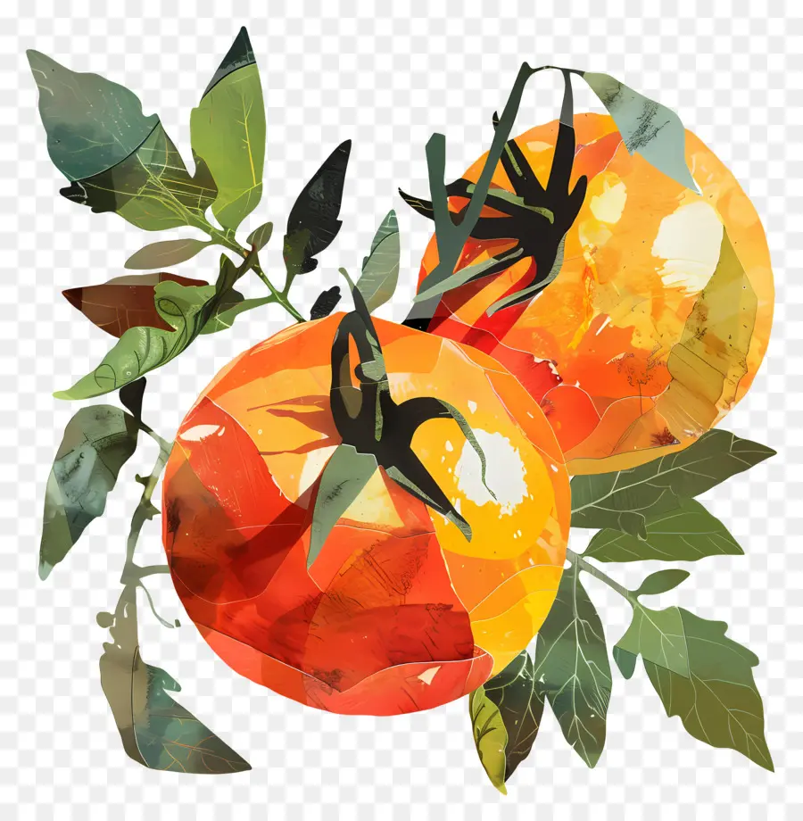 Tomates，Feuilles PNG