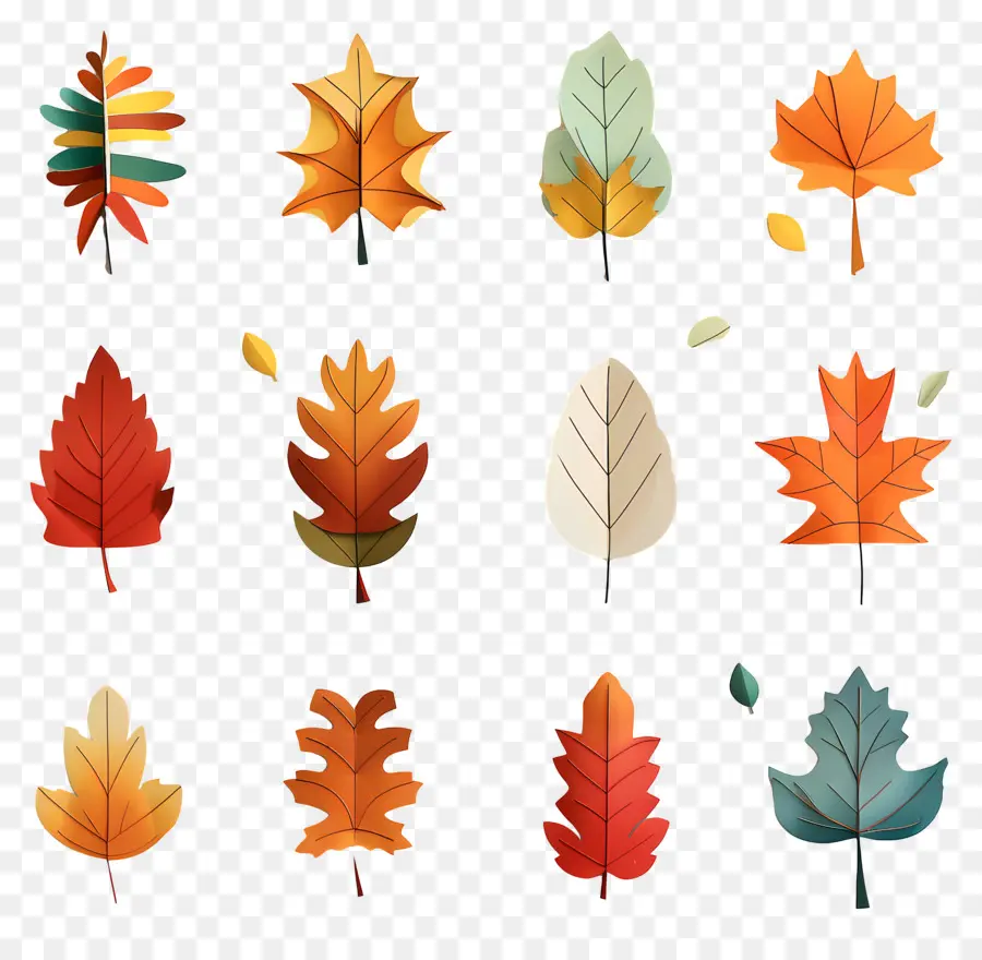 Feuilles D'automne，Automne PNG