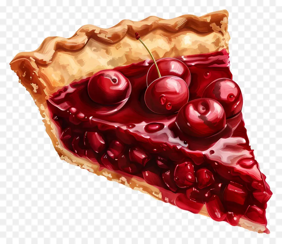 Tarte Aux Cerises，Dessert PNG