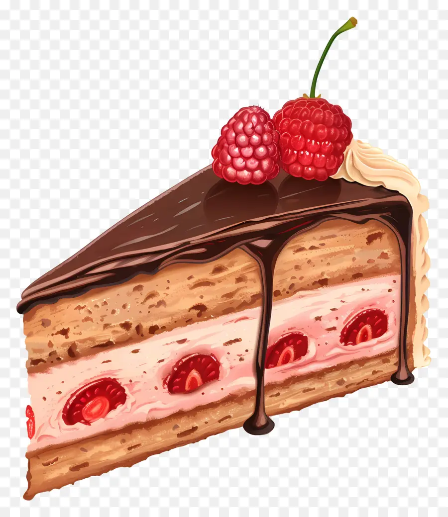 Tranche De Gâteau，Dessert PNG