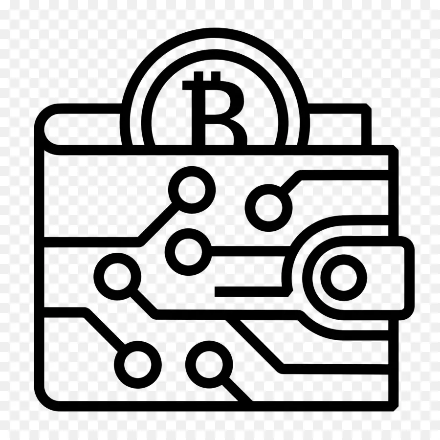 Portefeuille Bitcoin，Crypto Monnaie PNG