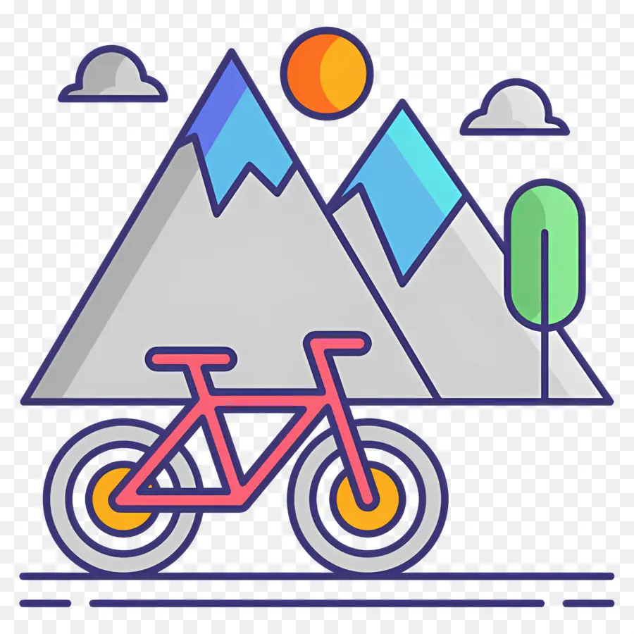 Des Vélos De Montagne，Vélo PNG