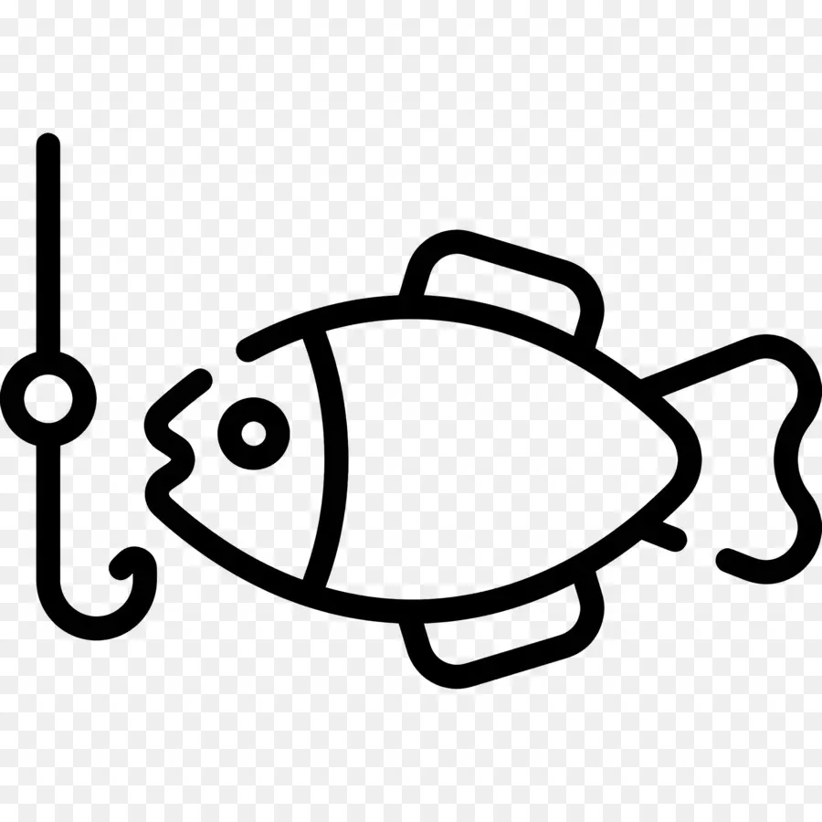 Hameçons De Pêche，Minimaliste PNG