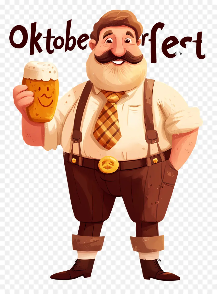 Oktoberfest，L'homme Avec La Barbe PNG