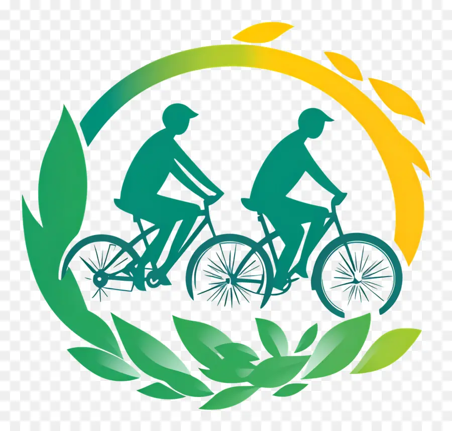 Journée Mondiale Sans Voiture，Cyclistes PNG