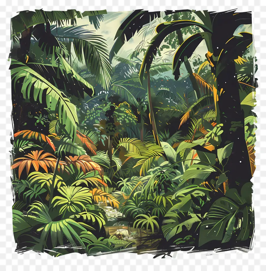 Jungle Tropicale Dense，Jungle Dense PNG