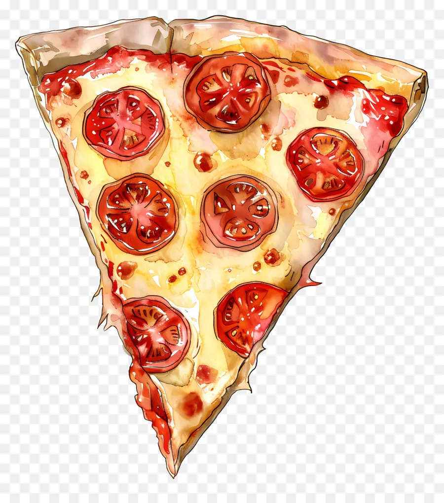 Tranche De Pizza，Pizza PNG