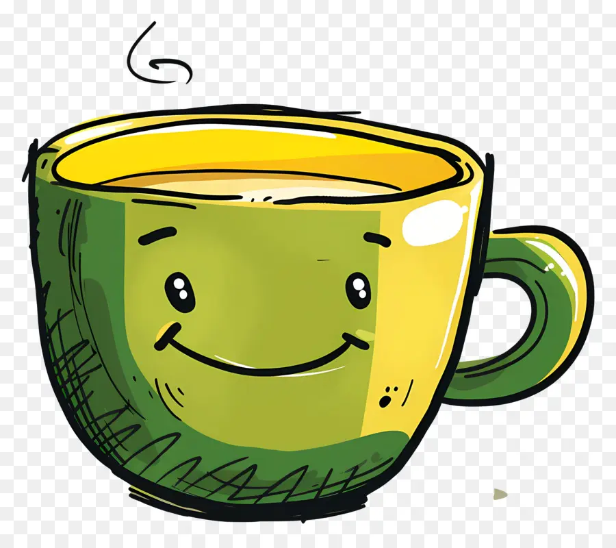 Tasse à Café，Visage Souriant PNG