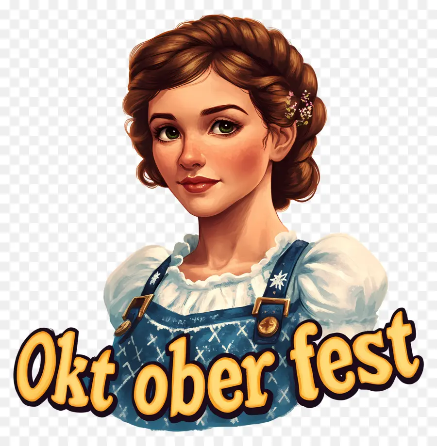 Fête De La Bière，Fille De L'oktoberfest PNG