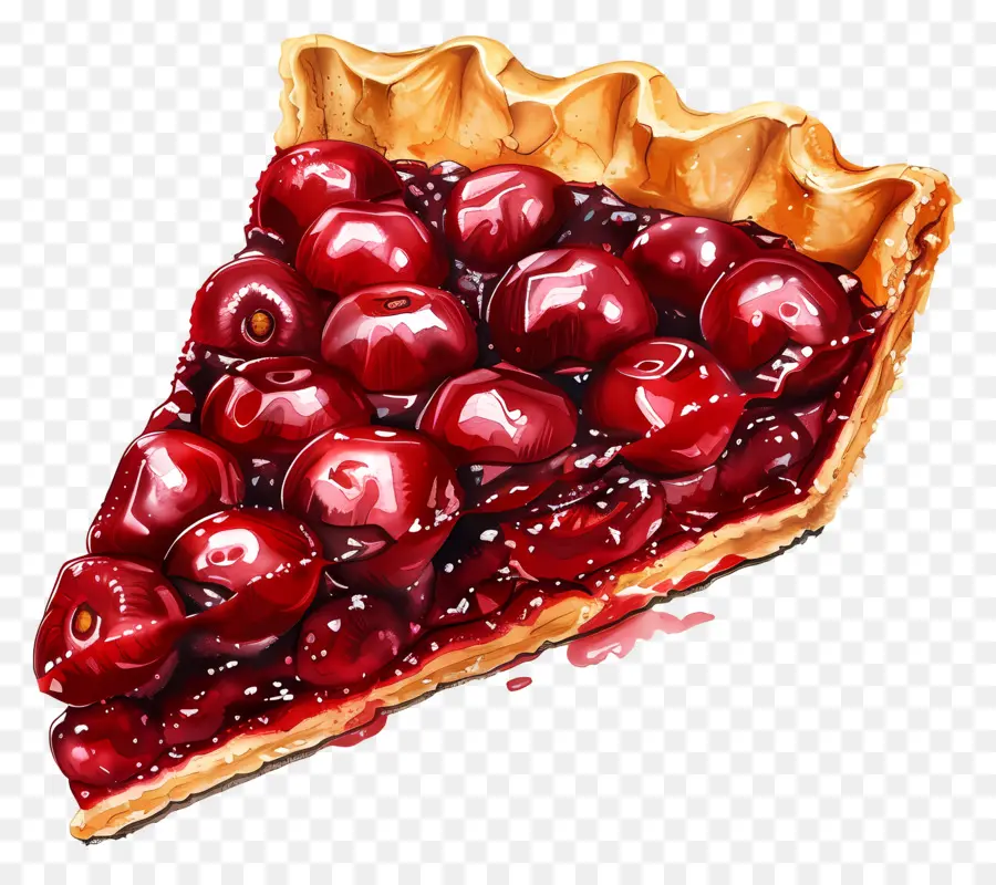 Tarte Aux Cerises，Dessert PNG