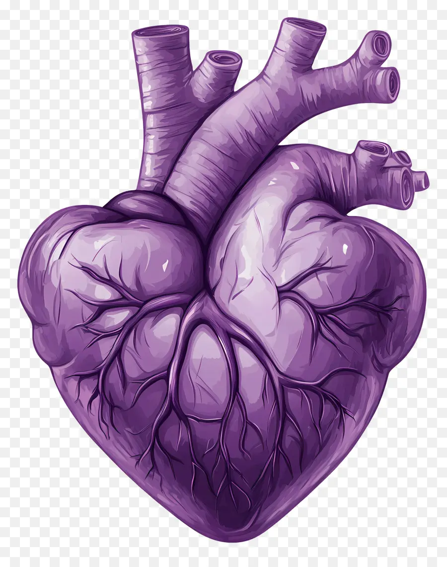 Coeur Violet，Organe PNG