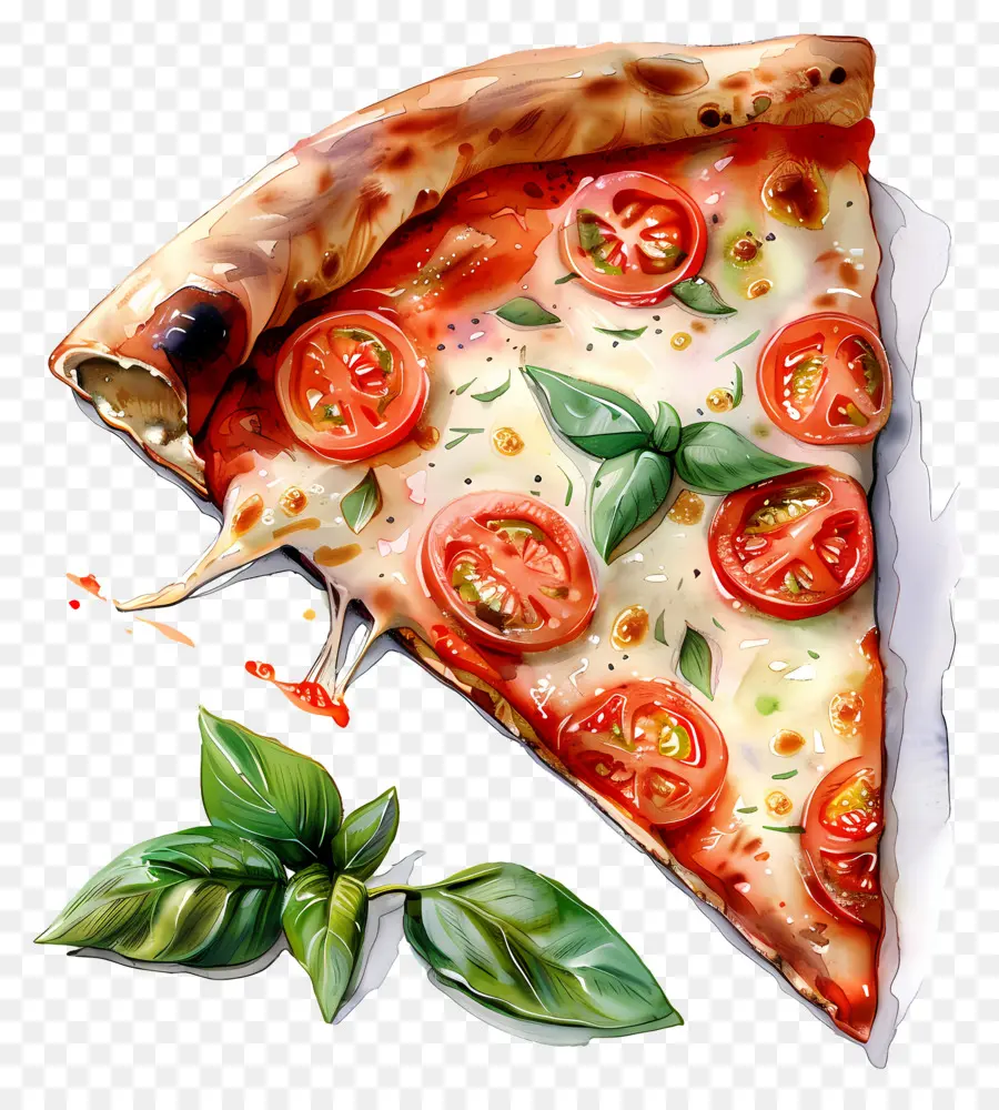 Tranche De Pizza，Pizza PNG