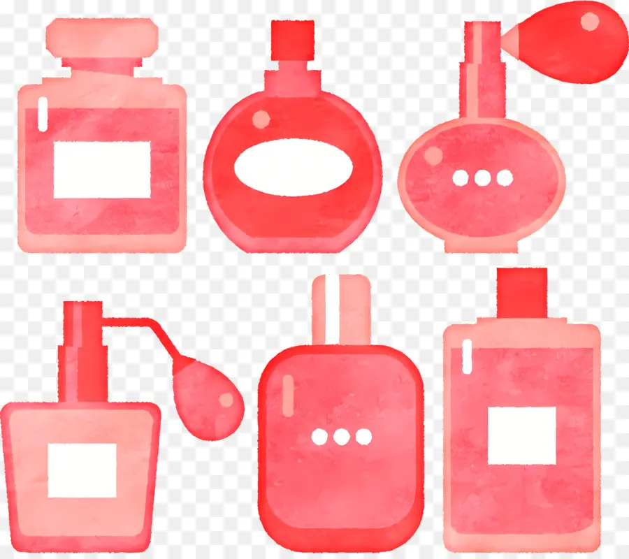 Cosmétiques，Rose Bouteilles PNG