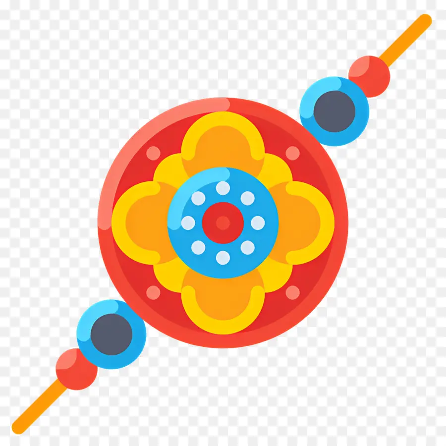 Raksha Bandhan，Rakhi Coloré PNG