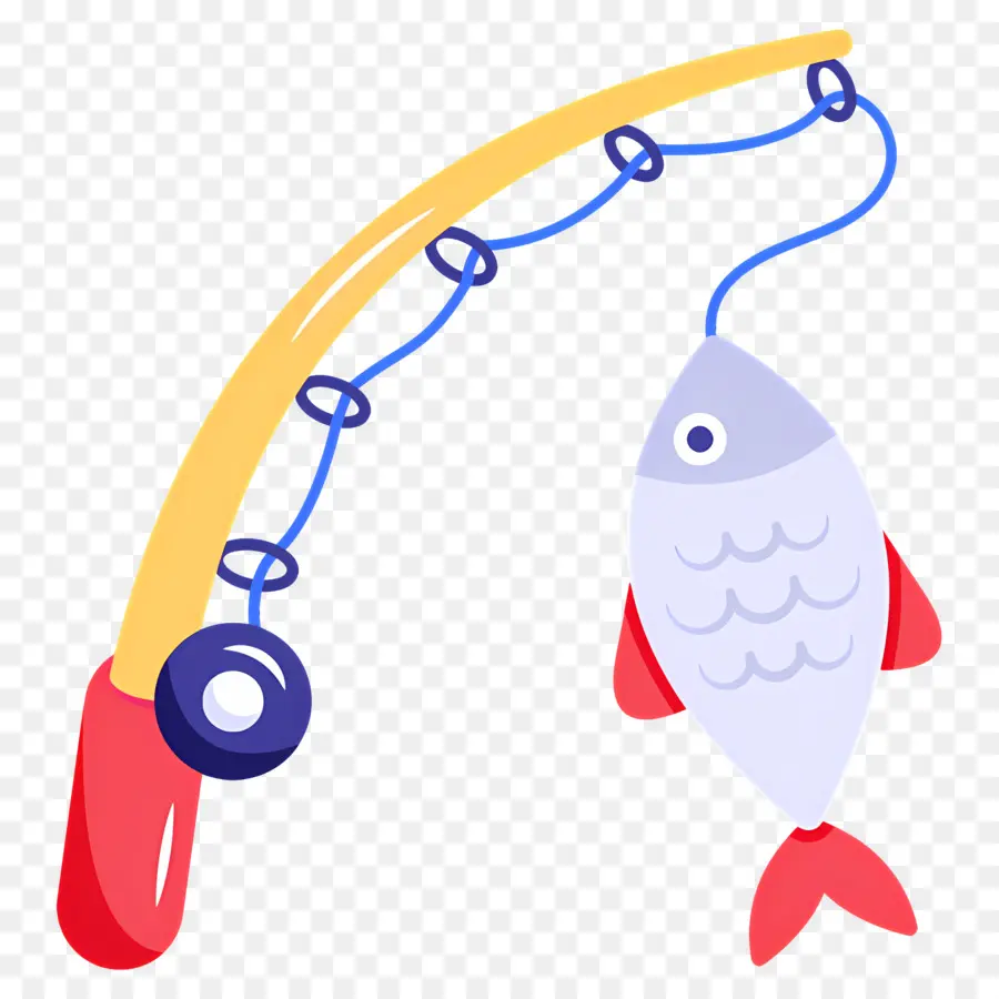 Hameçons，Canne à Pêche PNG