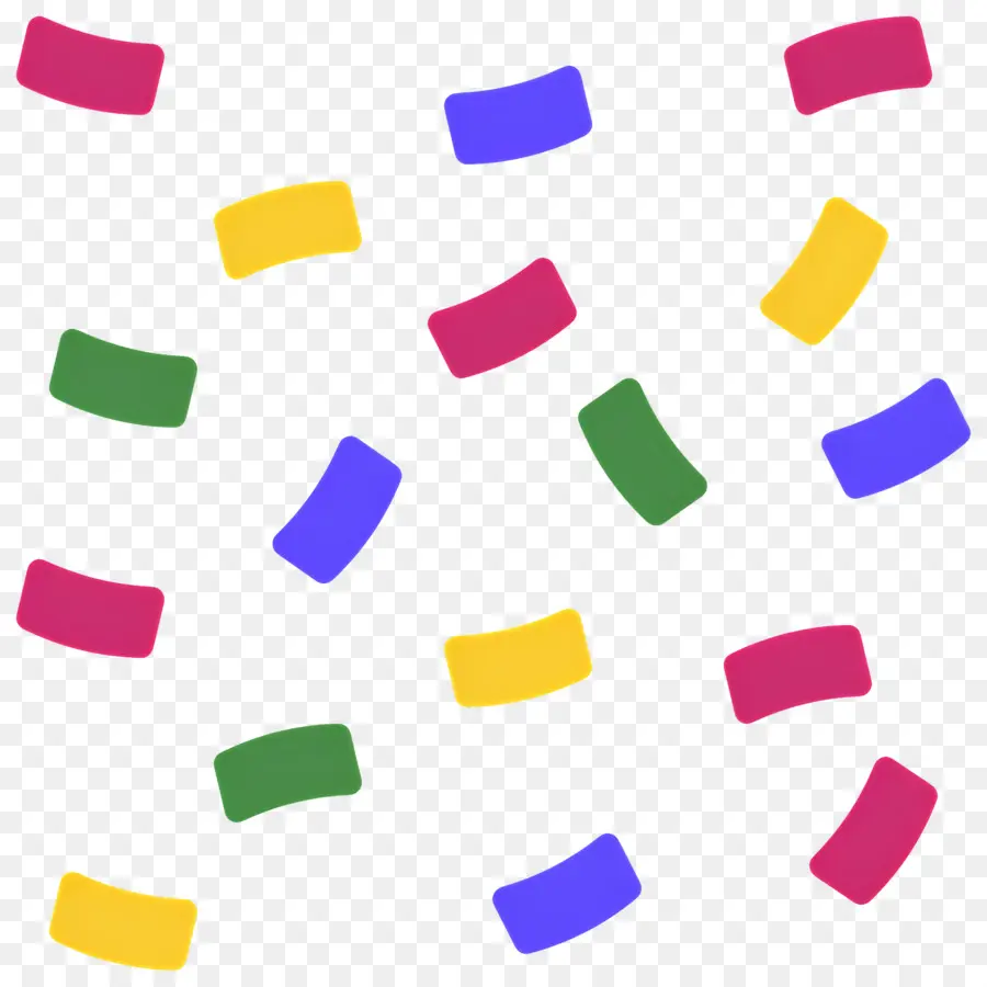 Confettis D'anniversaire，Confettis PNG