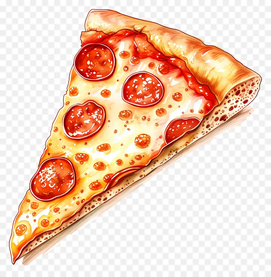 Tranche De Pizza，Pizza PNG