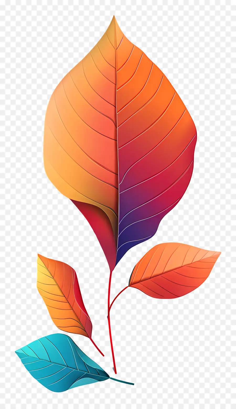 Les Feuilles De L'automne，Coloré La Feuille PNG