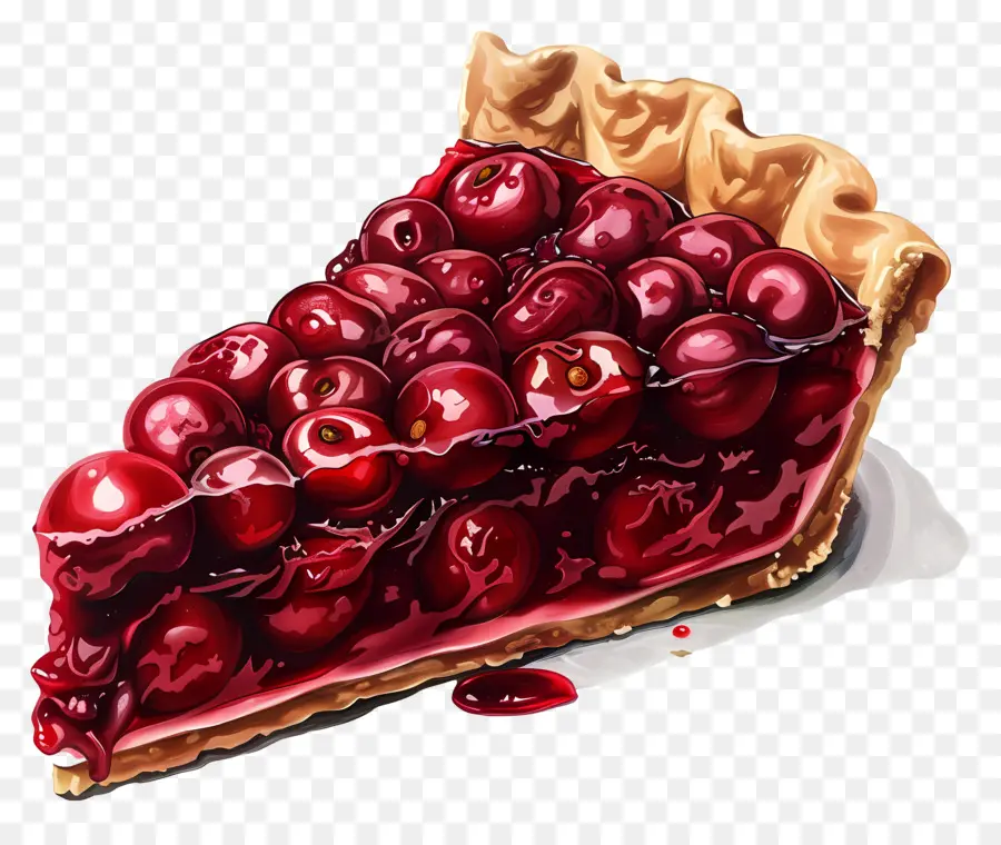 Tarte Aux Cerises，Dessert PNG