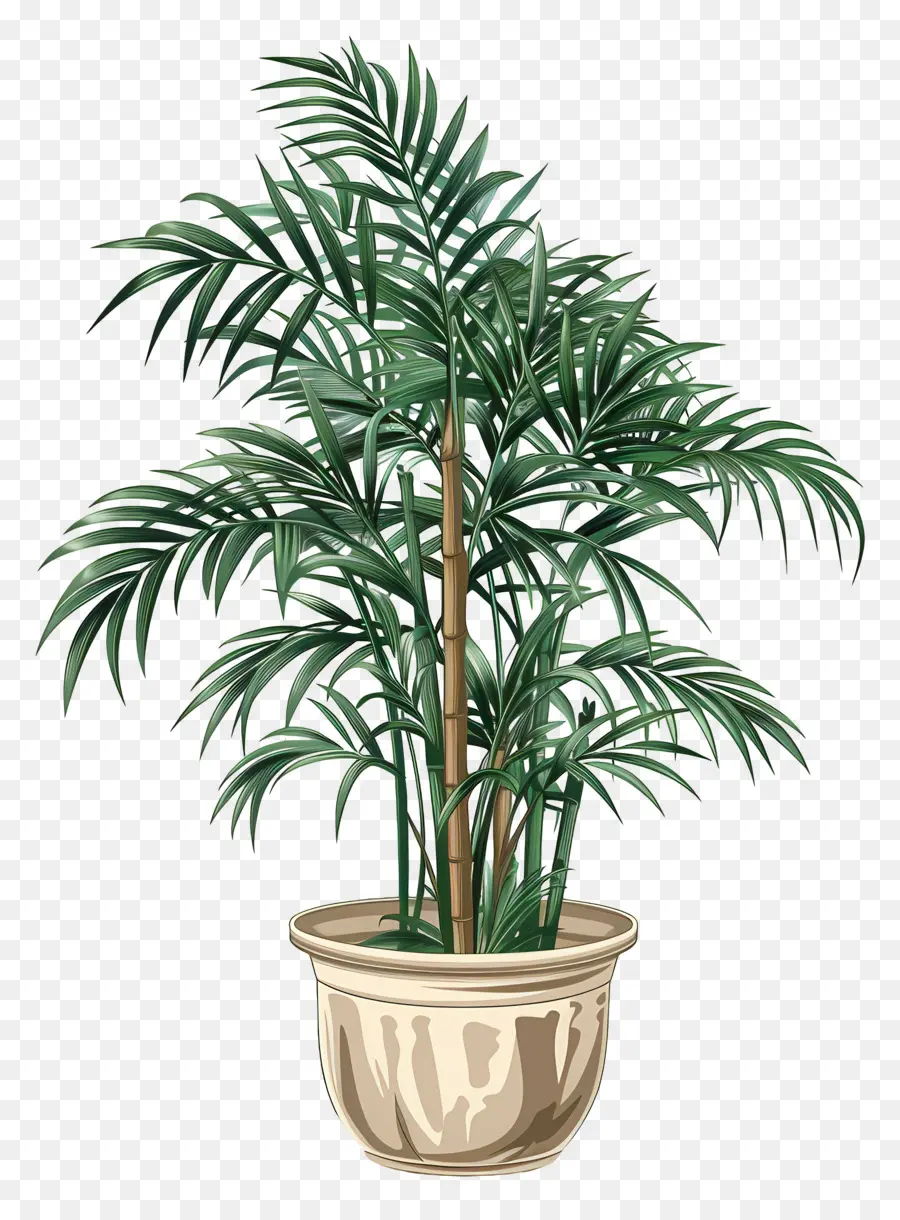 Palmier De Salon，Plante En Pot PNG