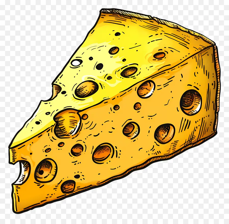 Tranche De Fromage，Fromage PNG