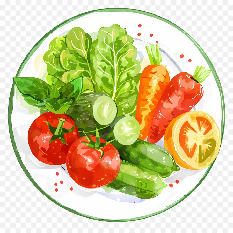 Assiette De Légumes，Légumes PNG