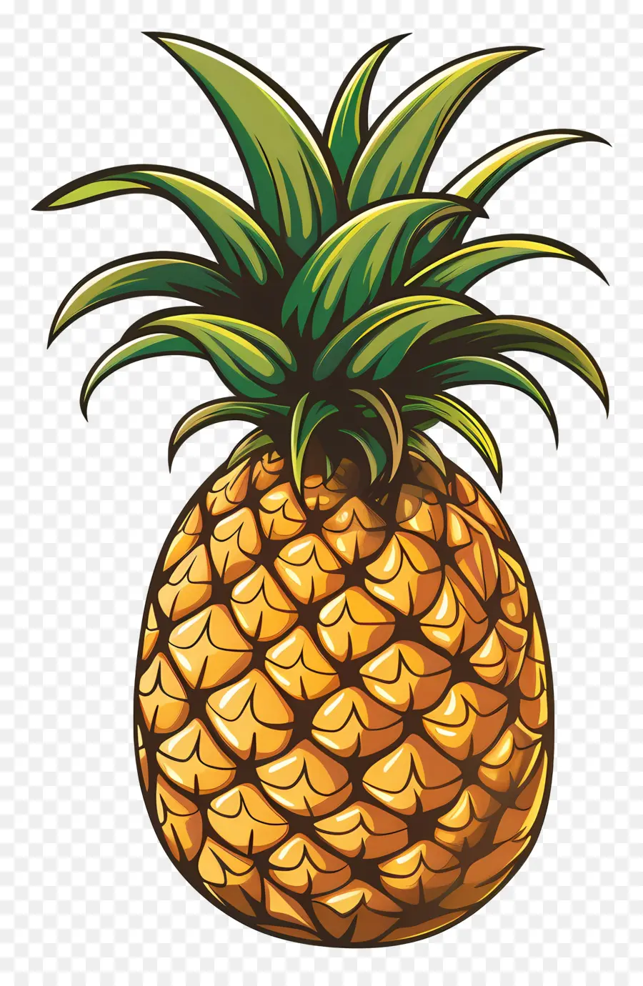 L'ananas，Mûres PNG