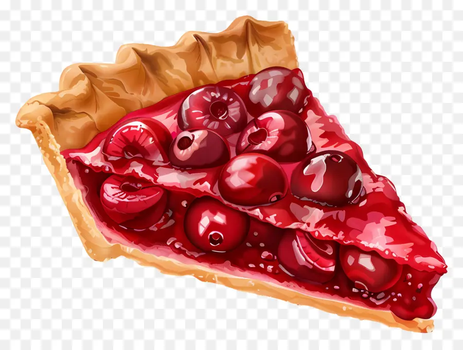 Tarte Aux Cerises，Dessert PNG