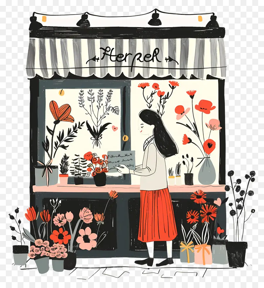 Boutique De Fleurs Moderne，Boutique De Fleurs PNG