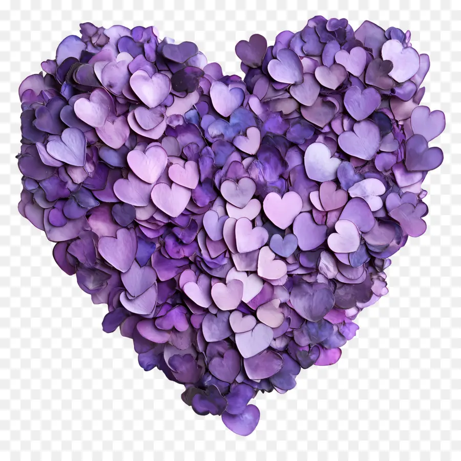 Coeur Violet，Cœur PNG