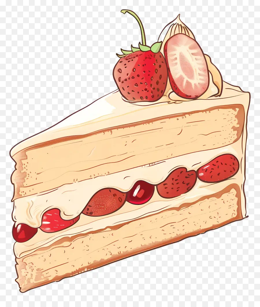 Tranche De Gâteau，Dessert PNG