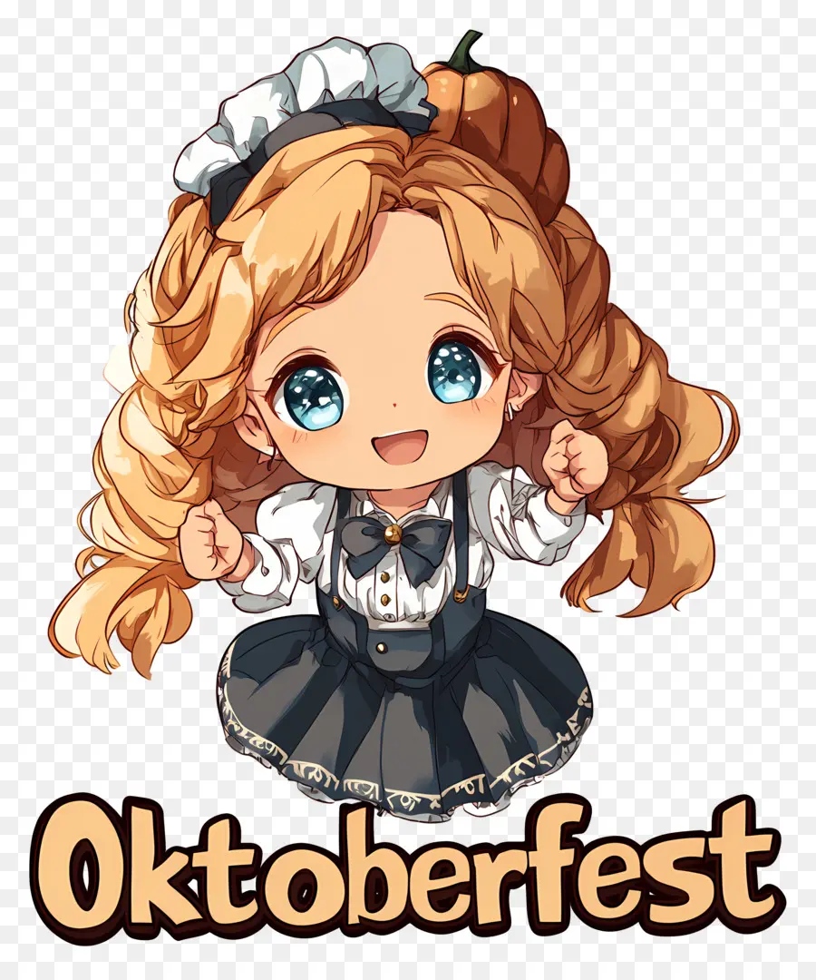 Oktoberfest，Fille Mignonne PNG