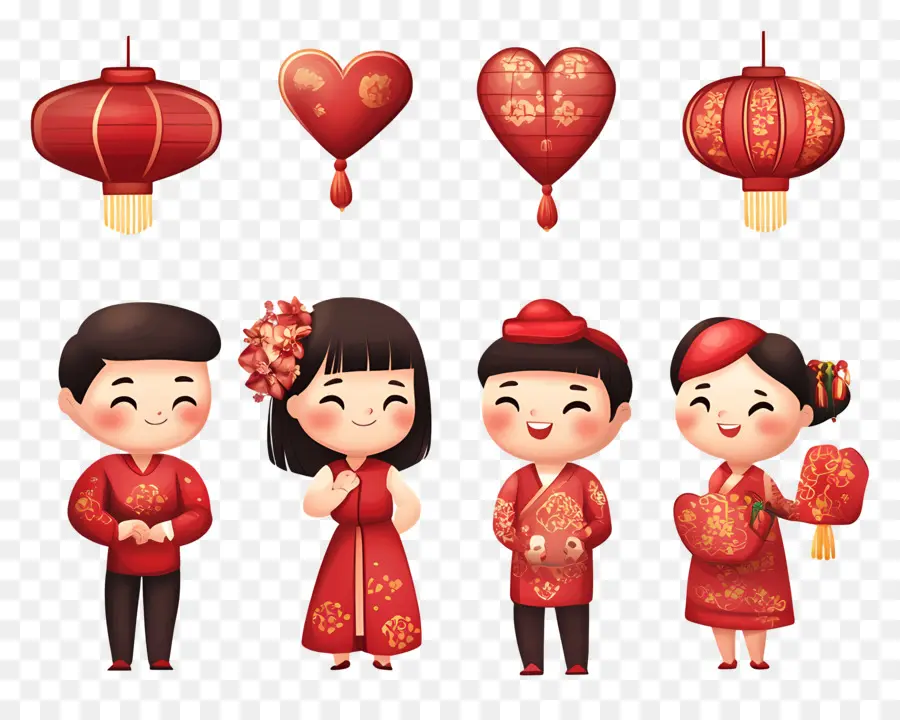 Journée Chinoise De La Saint Valentin，Nouvel An Chinois PNG