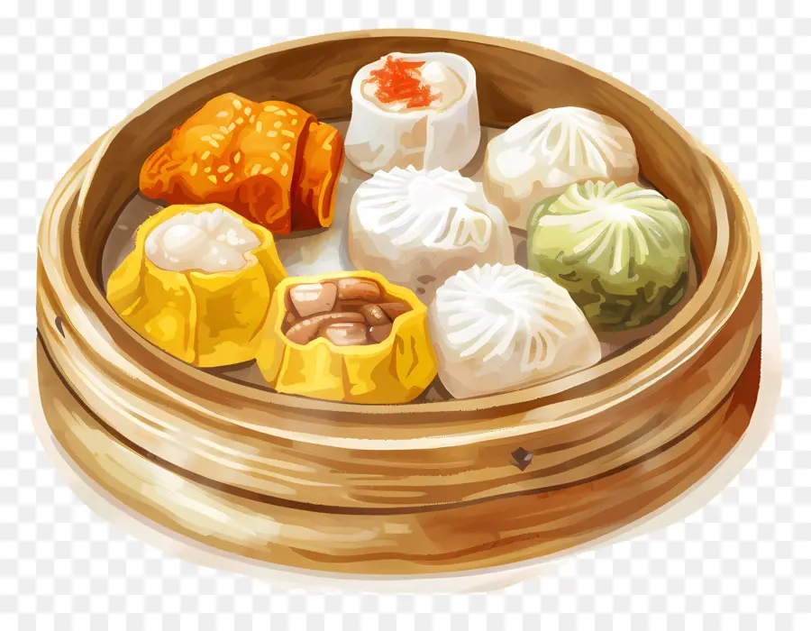 Dim Sum，Boulettes PNG