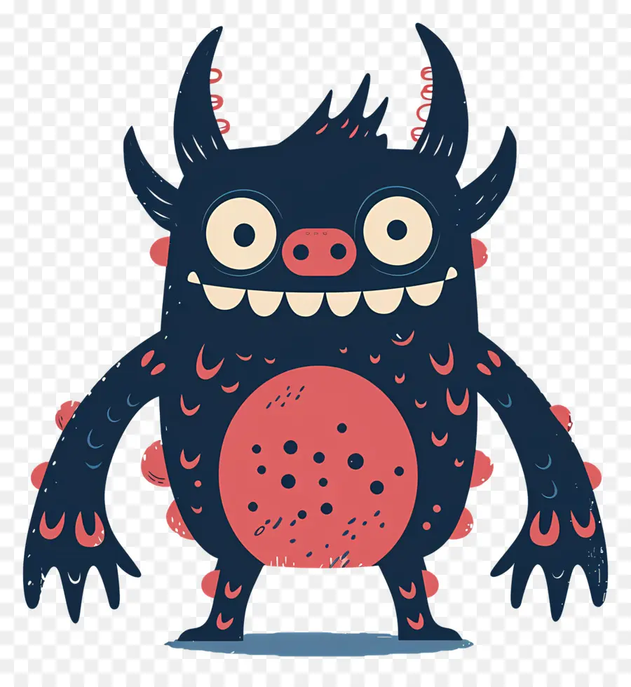 Dessin Animé Monster，Monstre Mignon PNG